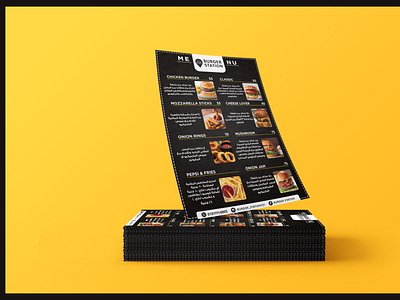 Burger Station Menu 3d animation branding design graphic design icon illustration logo media menu motion graphics restaurant social ui vector