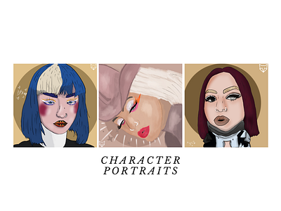 Character Portraits character design digital art illutration portrait