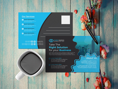 PostCard Design branding design graphic design logo portfolio postalcard postcard poster promotoin