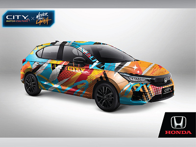 Honda City Hacth Art Competition 2021 abstract aerosol art automodification automotive branding competition design digimods digital digital modification geometric graffiti graphic design illustration logo pattern pixelazord