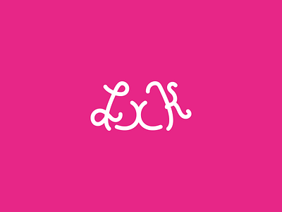 LK erotic studio brand branding butt curves erotic graphic design hot initials logo logo design nsfw pink sexy vector