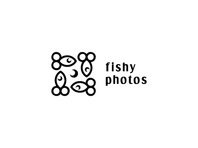 Fishyphotos abtract animal black and white brand camera circle design fish fishy flash geometry graphic mark logo negative space photo photography rectangle simmetry square swim water