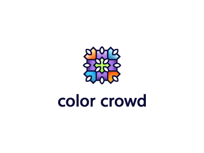color crowd