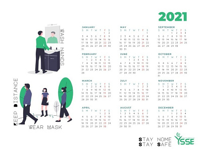 2021 Calendar by SabbirAhmed 2021 calendar design graphic design graphicssa illustration new year