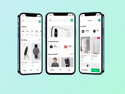 Ecommerce app design