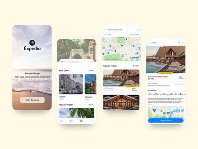 Expedia App Redesign concept