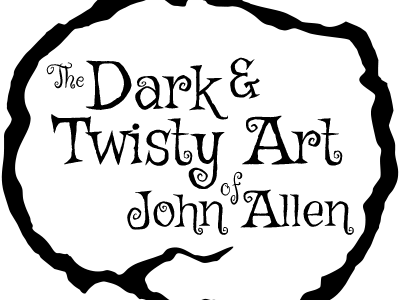 Dark & Twisty Logo art gothic logo