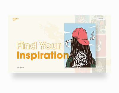 Find Inspiration for Digital Art adobe illustrator adobe photoshop adobe xd art artwork branding design digital art digital illustration digital painting inspiration ui uidesign webdesign website