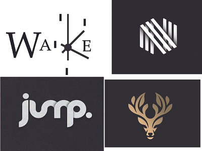 Collection of logo grao graphic design illustration logo