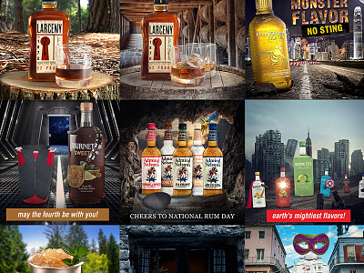 Composite work (2013-2105) advertising design design photoshop