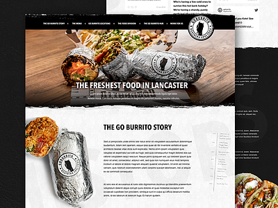 Go Burrito - Take-a-way art direction branding food mobile photography responsive ui web