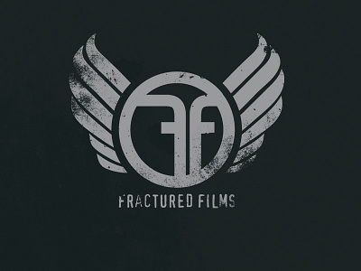 Fratured Films Logo branding film logo