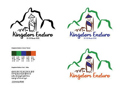 Kingdom Enduro - Event Logo Design bikes branding enduroworldseries lesotho logo mtb