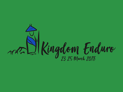 Kingdom Enduro Mtb Race - Logo version bike race branding lesotho logo