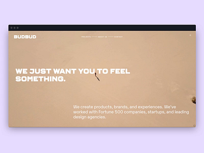 BudBud Site branding design website design