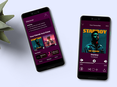 First Music App Design