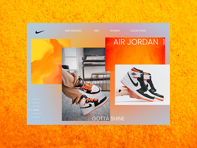 Nike Webpage Redesign app screen design ui ui design ux