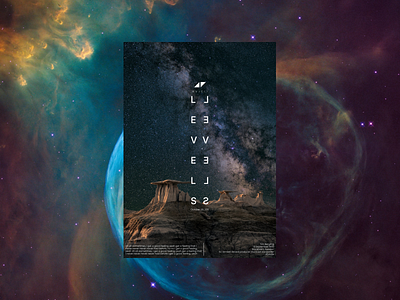 Avicii Album Cover - Levels adobe photoshop design graphic design