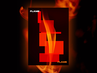 Flame - Poster Design adobe illustrator design graphic design poster posterdesign