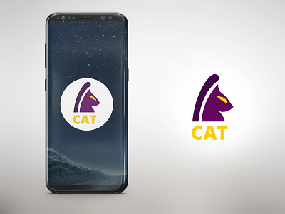 Cat Logo Design apps cat cat food game logo pet pet food pet shop play soft