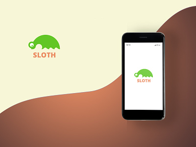 Sloth Logo animal app logo sloth slow software wild