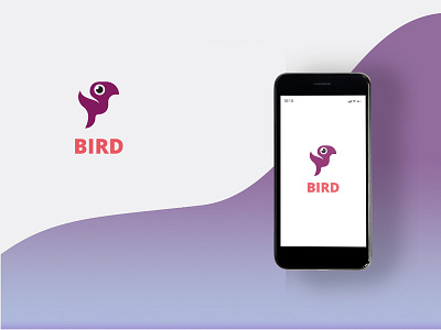 Bird Logo apps bird color fly flying logo