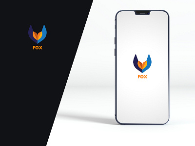 Fox Logo apps brand color fly logo orange wild