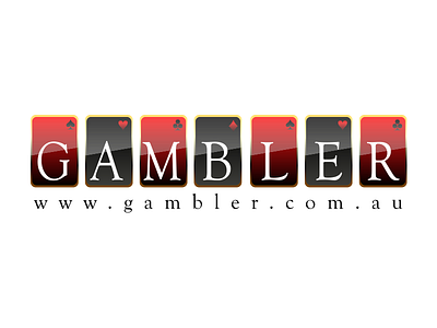 Gambler Logo Design brand card gambler identity logo playing card