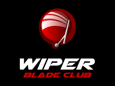 Wiper Blade Club Logo auto brand car club identity logo