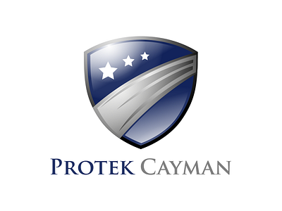 Protek Cayman Logo brand building identity logo shield