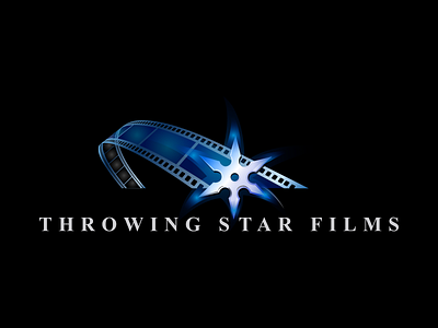 Throwing Star Films Logo brand building cinema film identity logo movie shortfilm