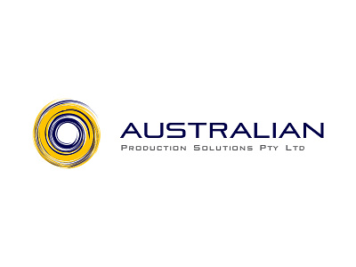Australian Production Solution australia company design gas logo oil