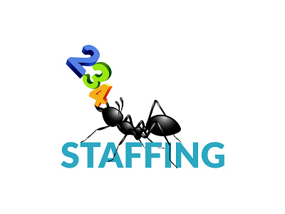 Staffing Logo ant design illustration logo staffing