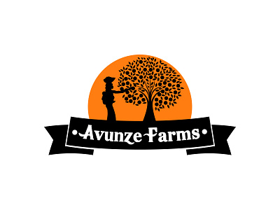 Avunze Farms Logo africa brand design egypt farms horse logo ngo tree