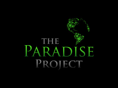 The Paradise Project Logo brand identity logo star world