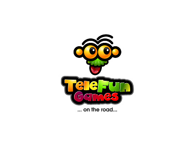 Tele Fun Games Logo app dark design fun game game gaming logo style video game x x game