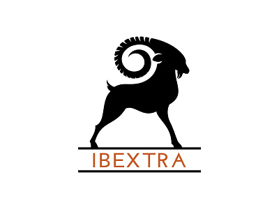 Ibextra Logo deer goat hill ibex identity logo