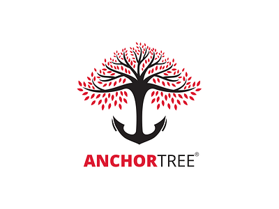 Anchor Tree Logo anchor community logo social tree
