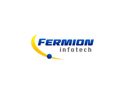 Fermion Infotech Logo brand company identity it logo media tech technology