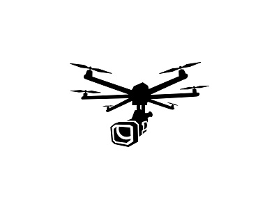 Drone Record Logo brand drone drone video fly logo photo video view