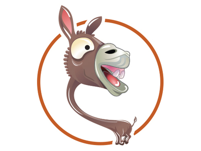 Donkey Logo by Morshedul Quayyum on Dribbble