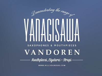 Yanagisawa Saxophone Lettering