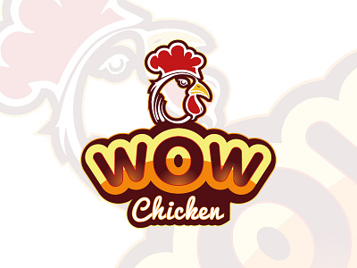 Chicken Logo branding chicken logo design flat icon illustration logo design minimal muscart logo typography vector wow chicken logo wow logo