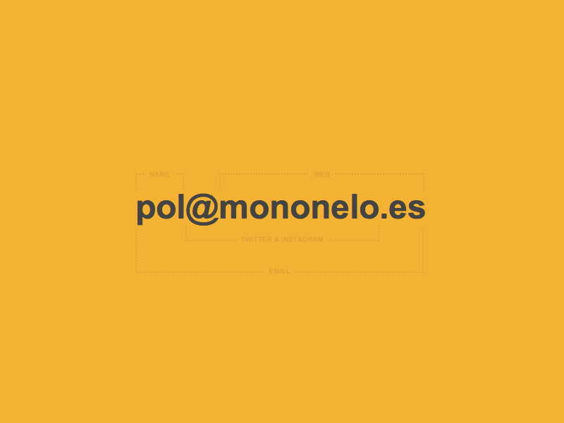 pol@mononelo.es [animated] email instagram mononelo pol rollover twitter