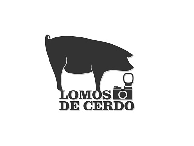 Lomos de Cerdo analog cameras cerdo logo lomography lomos pig pink