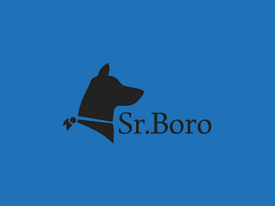 Logo for Boro boro dog logo