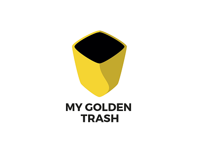 My Golden Trash gold golden logo project trash