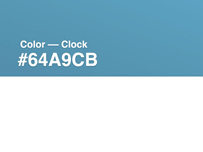Color –– Clock clock code codepen color mononelo