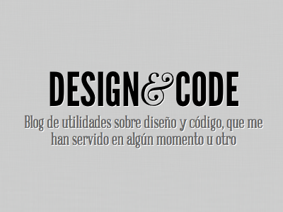 Design&Code blog code código design diseño mononelo web