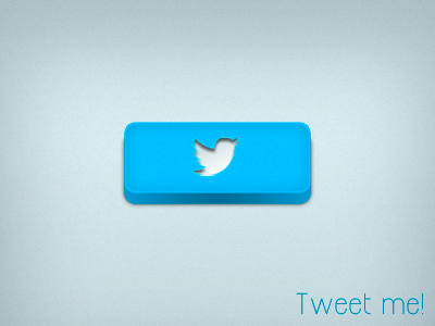 Tweet me! button interface logo mononelo twitter ui